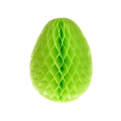 Hanging Paper Easter Egg Green Large